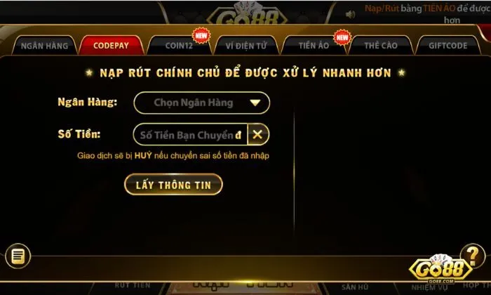 Nạp tiền Go88 một cách có kế hoạch