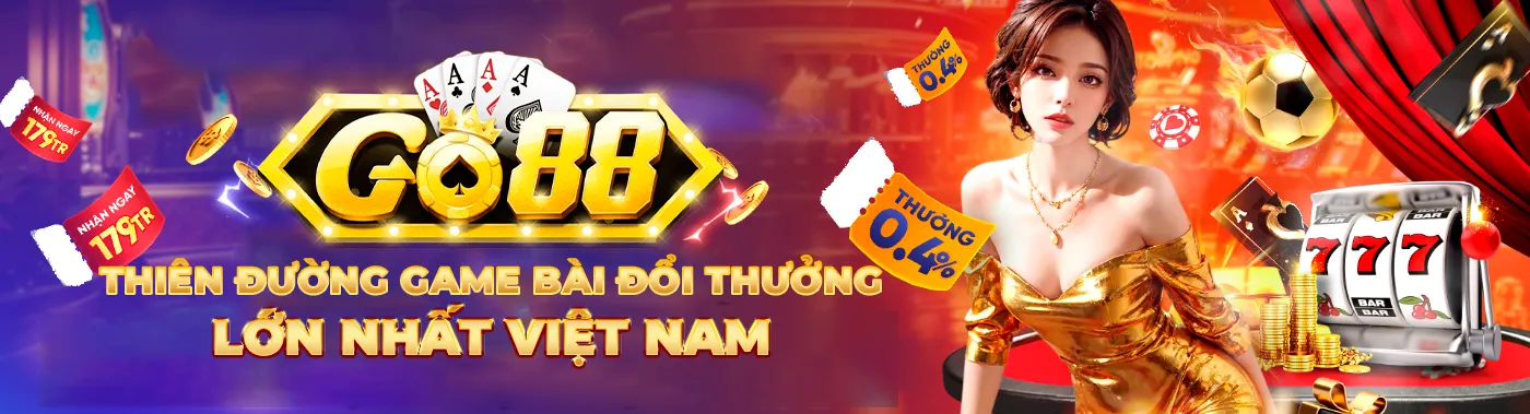 Go88 - Banner thiên đường game bài đổi thưởng lớn nhất Việt Nam